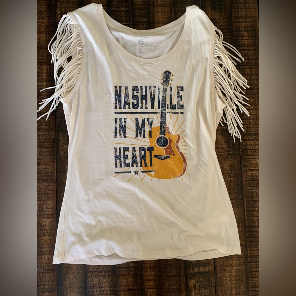 Nashville in my heart western tee